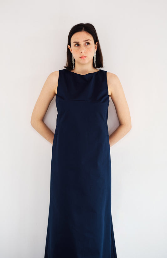 CAPO 07: BLUE LONG DRESS