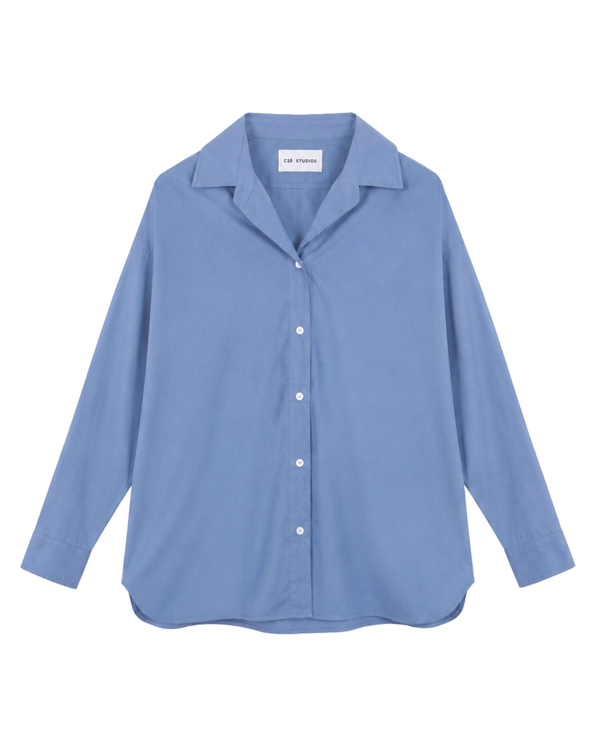 CAPO 06: CAMICIA OVER AZZURO SCURO