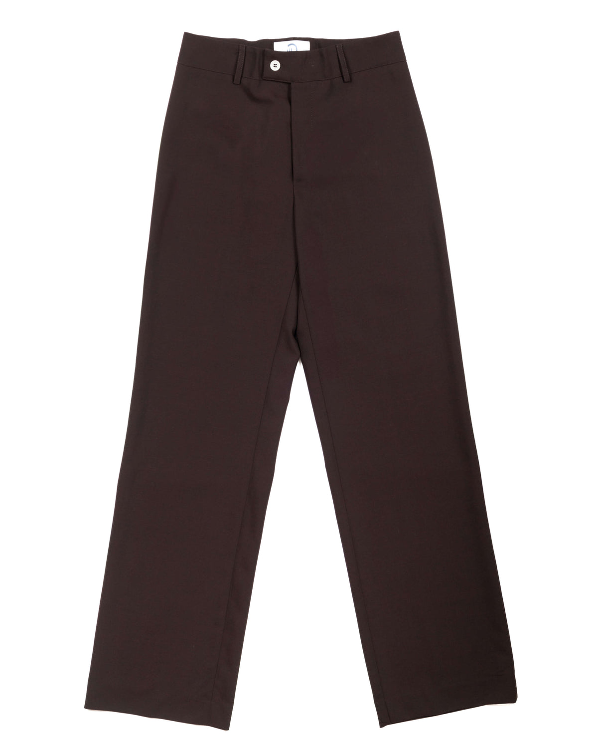 CAPO 05: PANTALONE SARTORIALE MARRONE IN LANA