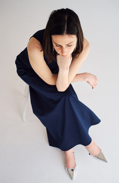 CAPO 07: BLUE LONG DRESS