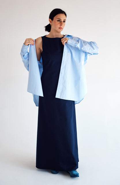 CAPO 07: BLUE LONG DRESS