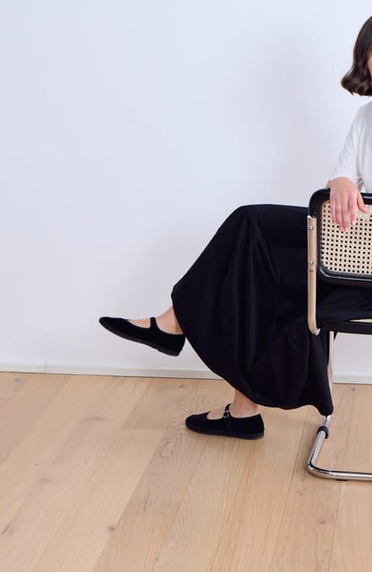 CAPO 03: BLACK VELVET MARY JANE FRIULANE