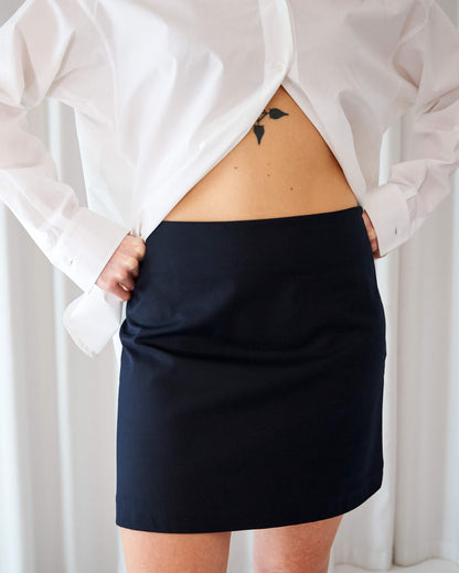 CAPO 08: YELLOW MINI SKIRT WITH POCKET 