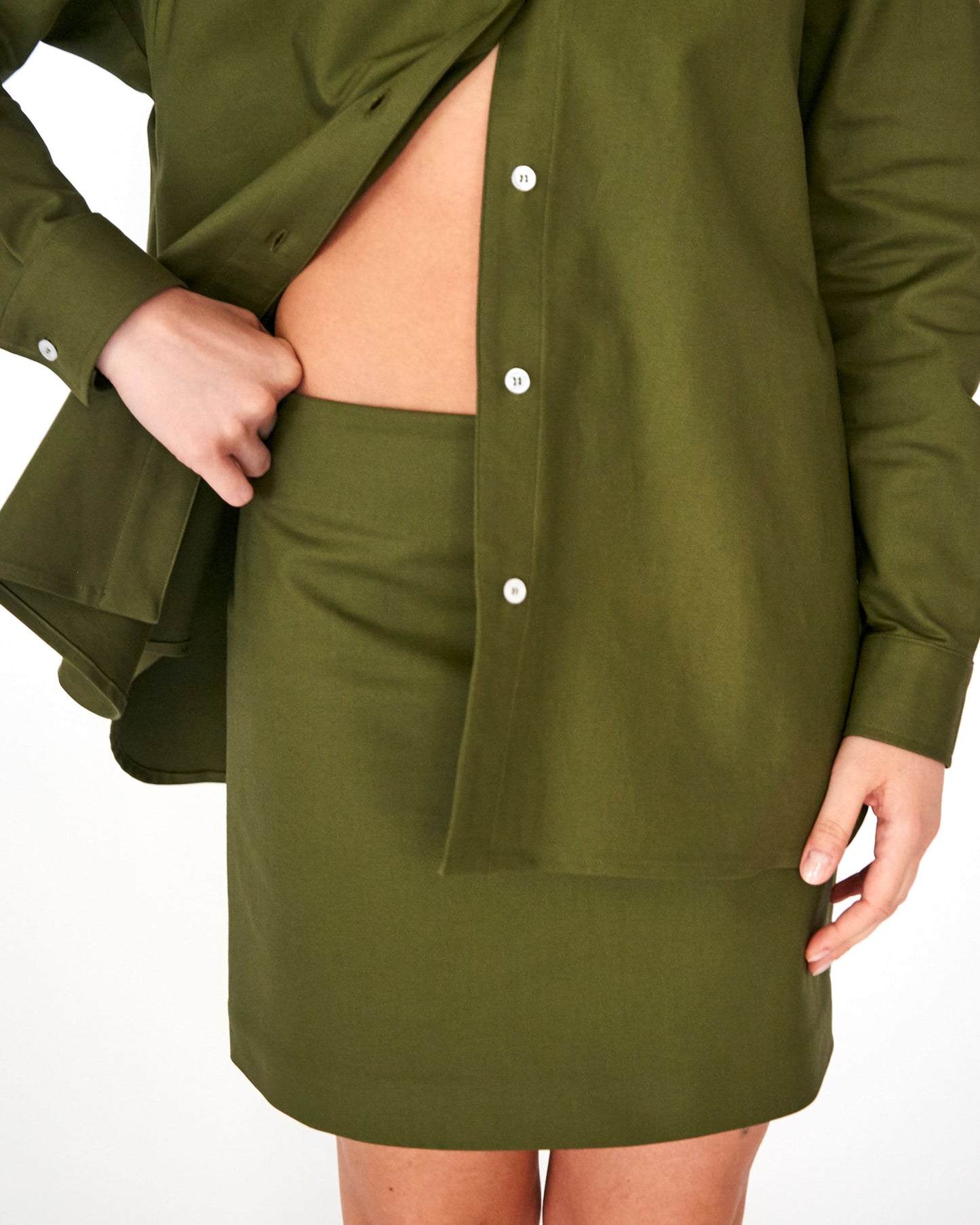 CAPO 08: YELLOW MINI SKIRT WITH POCKET 